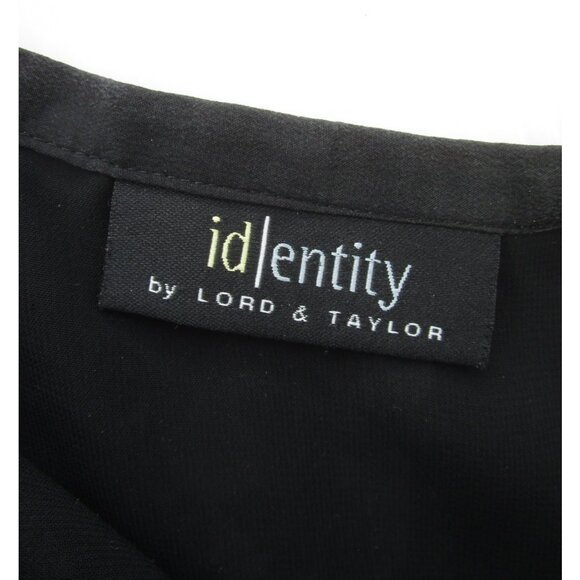 Lord & Taylor Skirt 6 Identity Silk A-Line Career Slit Floral Zip Up - Picture 7 of 9